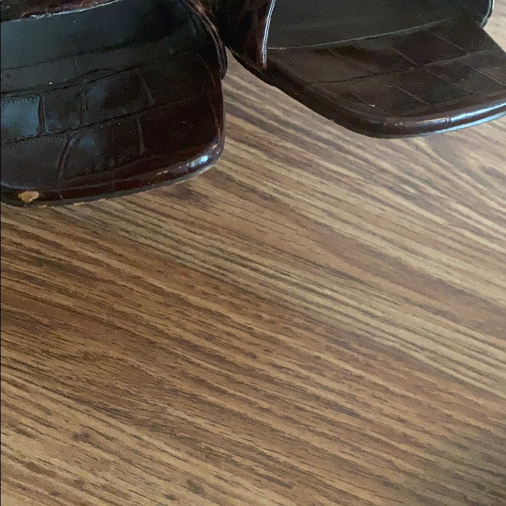 Zara Basic Collection - Embossed Crock Mule - image 4